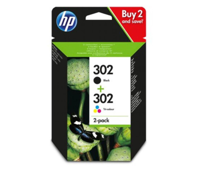 Tusz HP Combo Pack Ink 302BK+CL X4D37AE
